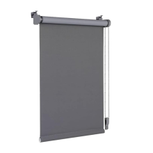 Biała Roleta Zaciemniająca Termiczna Bezinwazyjna Szara 40x130 cm
