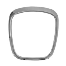 Car Chrome Steering Wheel Trim Cover Emblem Badge Frame Sequin Centering Sticker For- A3 A4 B6 B7 B8 A5 A6 C6 Q7 Q5