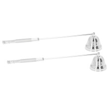 Metall Kerzenlöscher langem Griff Glockenform 2er