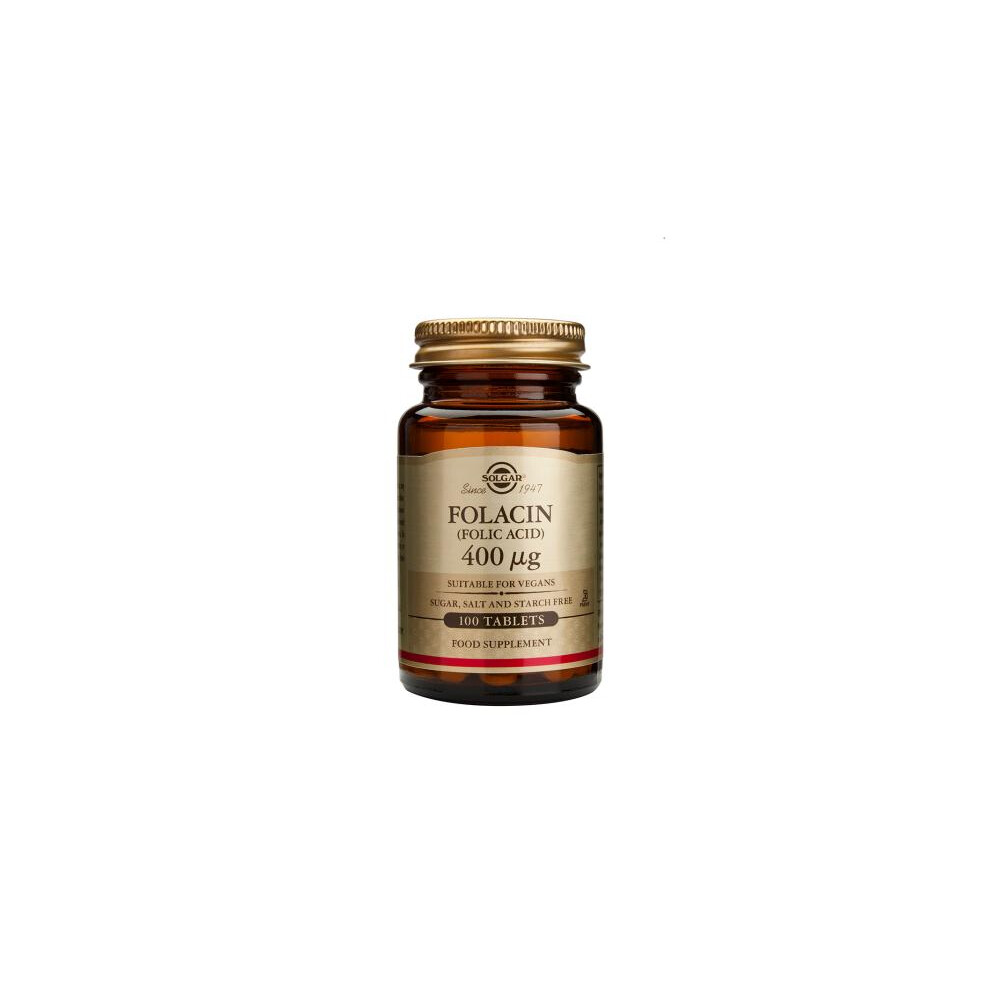 Solgar Folacin (Folic Acid) 400 Ug Tablets, 100 - Image 5