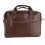Herren Leder Messenger Bag Braun Büro Reise 1