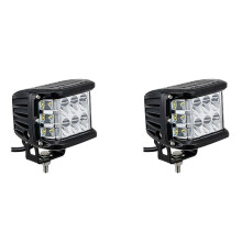 2X LumièRe de Travail Automatique Triple Face ÉClairéE DôMe LumièRe ÉClatéE LumièRe Clignotante Phare Projecteur LumièRe Stroboscopique LED