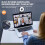 4K HD Autofocus Webcam with Microphone, Adjustable Light Computer Camera USB Webcam for Laptop Desktop Video Calling 3