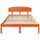 VidaXL vidaXL Bed Frame with Headboard Wax Brown 120 x 200 cm Solid Pine Wood 5