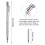 2 Packs Tungsten Carbide Scriber with Magnet, with Extra 10 Replacement Marking Tip, Metal Etching Pen 3
