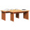 VidaXL vidaXL Coffee Table 2 pcs Wax Brown Solid pine wood 4