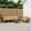 VidaXL vidaXL Outdoor-Sofagarnitur 7 stk. Natur und Beige 1
