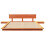 VidaXL vidaXL Bed Frame Brown 135 x 190 cm Wood 2