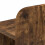 VidaXL vidaXL Bed Frame with Storage Smoked Oak 80 x 200 cm Engineered Wood 5