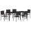 VidaXL vidaXL Garten Essgruppe 7 stk. Schwarz Poly-Rattan 6
