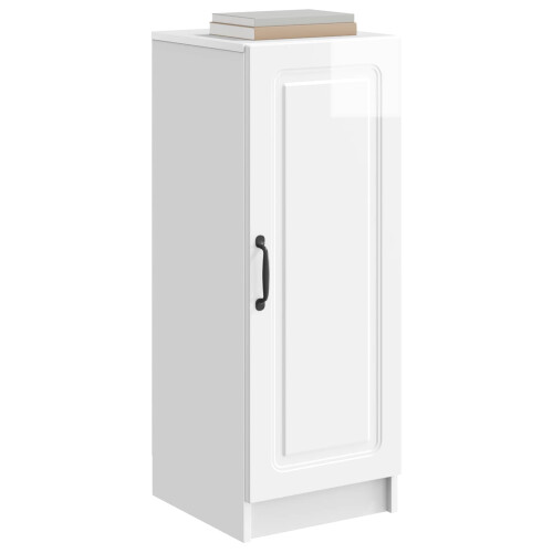 VidaXL vidaXL Sideboard High Gloss White 33 x 34.5 x 87 cm Engineered Wood 2