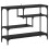 VidaXL vidaXL Console Table Black Oak 100 x 30 x 75 cm Engineered wood 5