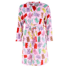 em & alfie Women's Gummy Bear Plush Kimono Dressing Gown
