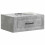 VidaXL vidaXL Wall-Mounted Bedside Cabinet with Drawer 2 pcs Concrete Grey 3