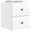 VidaXL vidaXL Wall-Mounted Bedside Cabinet with Drawer 2 pcs High Gloss White 3