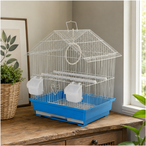 KCT KCT Lima Small Exotic Portable Bird Cage - Blue 1
