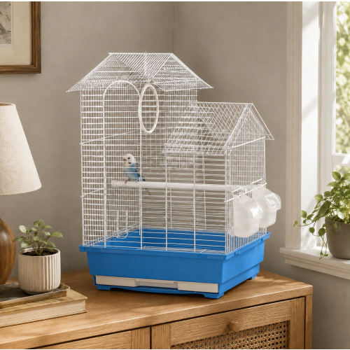 KCT KCT Santiago Small Exotic Portable Bird Cage - Blue 1