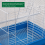 KCT KCT Santiago Small Exotic Portable Bird Cage - Blue 6