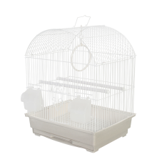 KCT Rosario Small Exotic Portable Bird Cage - White
