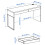 IKEA MICKE Computer Desk 142x50x75 cm 3