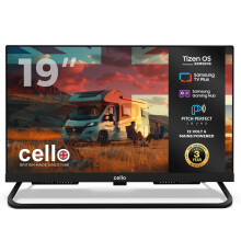 Cello CTrav19TZ 19 inch 12v 24v Smart Caravan TV WiFi Freeview & FreeSat HDMI