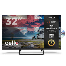 Cello CTRAV32TZF 32 inch Smart 12v TV DVD TIZEN Samsung Plus Traveller Frameless