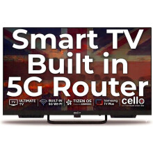 Cello C22TZRVOY 22 inch 12v Smart TV Samsung Plus OS built in 5G WiFi Router
