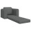 VidaXL vidaXL Folding Sofa Bed Dark Grey 98 x 71 x 83 cm Fabric 4