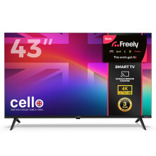 Cello C43RK4K 43 Inch ROKU Smart LED TV FREELY WiFi HDMI Netflix Disney+ Prime