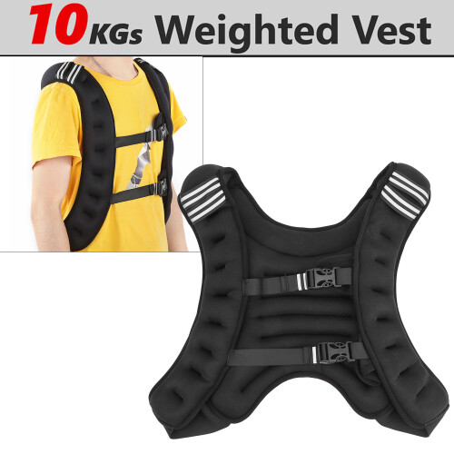 10kg Gewichtswesten Trainingsweste verstellbar