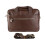 Herren Leder Messenger Bag Braun Büro Reise 1