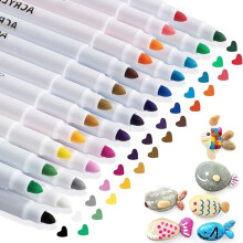 24 rotuladores de pintura acrílica a base de agua para niños, regalos de San Valentín para niños, pintura sobre piedras.
