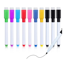 10 st whiteboardpennor, magnetiska whiteboardpennor med 8 färger, whiteboardpennor med fin spets