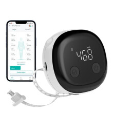 Mètre ruban intelligent pour le corps, 150 cm (60 pouces) pour la mesure du tour de taille, synchronisation avec une application pour