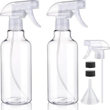 Flacons pulvérisateurs en plastique vides de 500 ml (lot de 2) pour solutions de nettoyage, huiles, produits capillaires