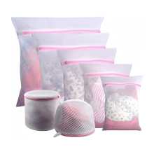 Lot de 7 sacs à linge en filet, réutilisables en machine pour le linge délicat (chemisiers, collants, etc.), matériau de haute qualité