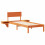 VidaXL vidaXL Bed Frame with Headboard Wax Brown 75 x 190 cm Solid Pine Wood 4