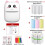 Mini Printer,bluetooth Labler Maker, Inkless Printers Compatible with Android and Ios,printable Photos,lists,memo,qr Codes,notes 1