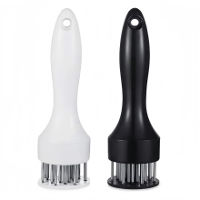 Attendrisseur de viande avec lames aiguilles ultra-tranchantes en acier inoxydable, lot de 2, ustensiles de cuisine professionnels Jac