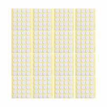 400 pastilles adhésives pour mèches de bougies, pastilles adhésives double face de 20 mm, repositionnables et transparentes, idéales p