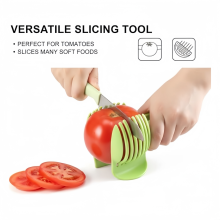 Ustensile de cuisine - Coupe-fruits et légumes pour tomates, pommes de terre, citrons avec poignée pour saisir les œufs
