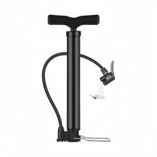 Bike Pump Mini Bicycle Tire Floor Pump Presta Schrader Bike Tyre Inflator Pump 120 Psi with Multifunction Ball Needle, Compatible