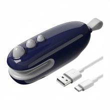 Mini uzatváračka vreciek, tepelná uzatváračka s rezačkou, nabíjateľná uzatváračka vreciek, vysoko kvalitný materiál, dlhá životnosť,