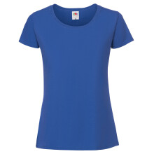 (S, Royal Blue) Fruit Of The Loom Womens/Ladies Iconic 195 Premium Ringspun Cotton T-Shirt