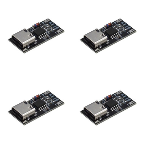 4 Stück PD/QC/AFC/PPS/FCP Typ-C-Decoy-Board USB-C-Boost-Modul Typ-C-Trigger-Polling-Detektor Power-Schnellladeboard