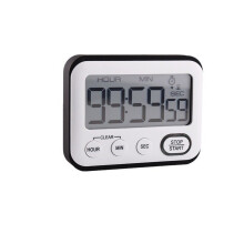 Digitale keukentimer, multifunctioneel, magnetische afteltimer met groot lcd-scherm voor koken en fitness.