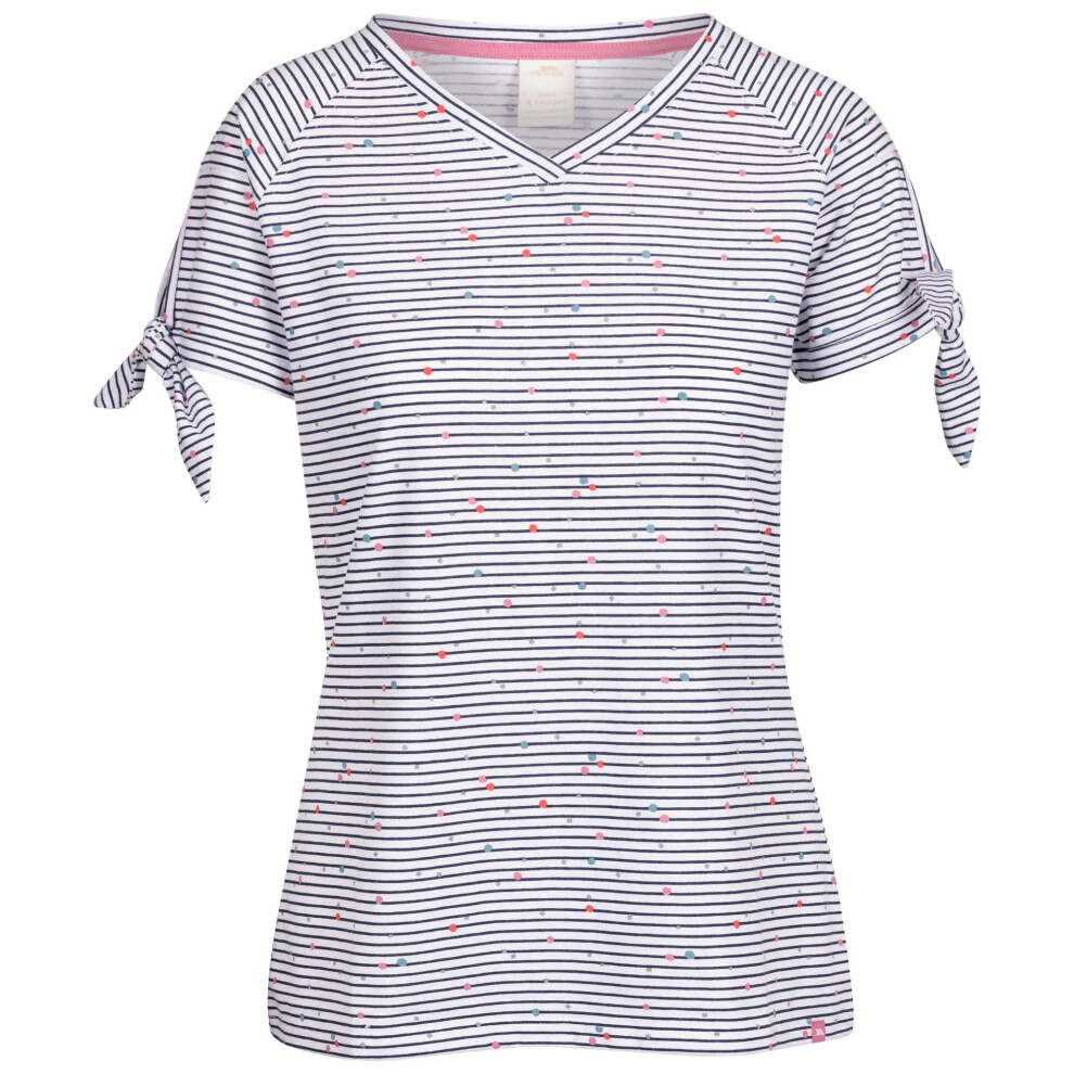 Trespass (S, Navy) Womens/Ladies Fernie Striped V Neck Top