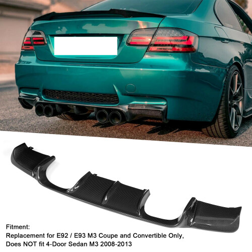 BMW M3 E92 E93 Shark Fin Heckdiffusor Kohlefaser 2