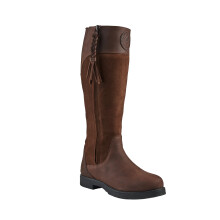(7 UK Standard, Brown) Moretta Womens/Ladies Varallo Leather Country Boots