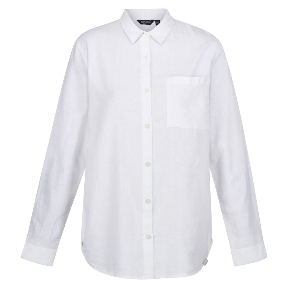Regatta (14 Uk, White) Womens/Ladies Primevere Shirt